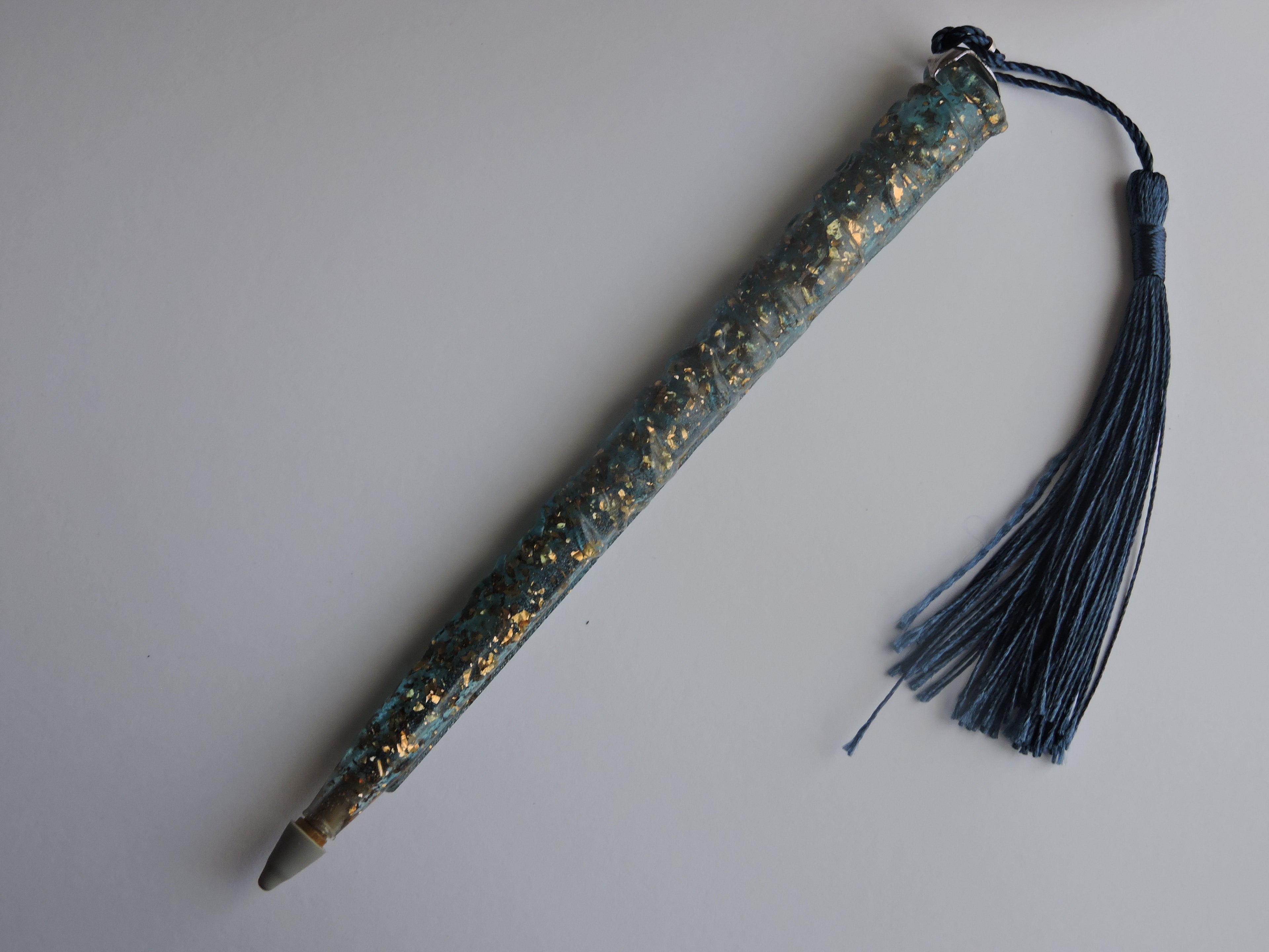 Bolígrafos De Resina Artesanales Y Recargables Con Detalles Decorativos